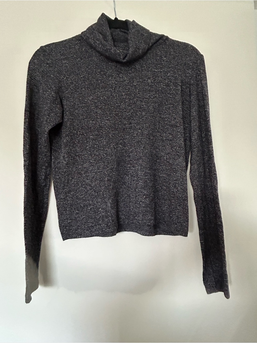 aerie Charcoal Turtleneck